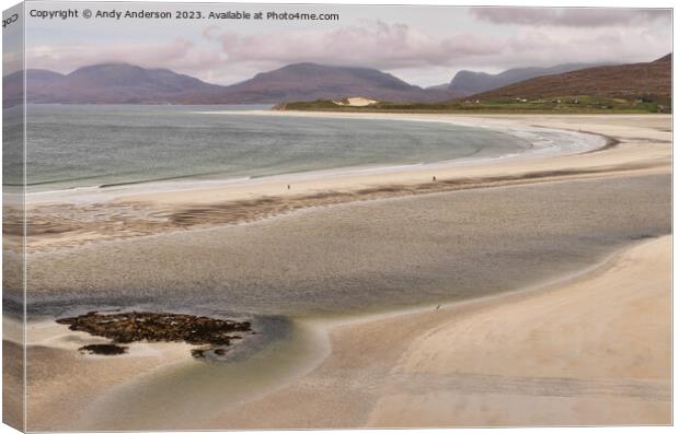 Seilbost - Luskentyre Beach Canvas Print by Andy Anderson