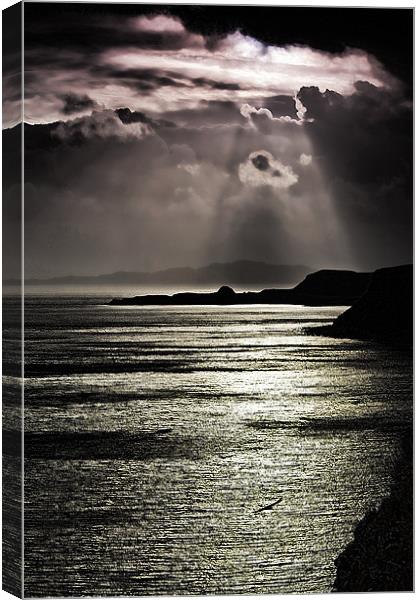 Storm Clouds Over Skye Canvas Print by Andy Anderson