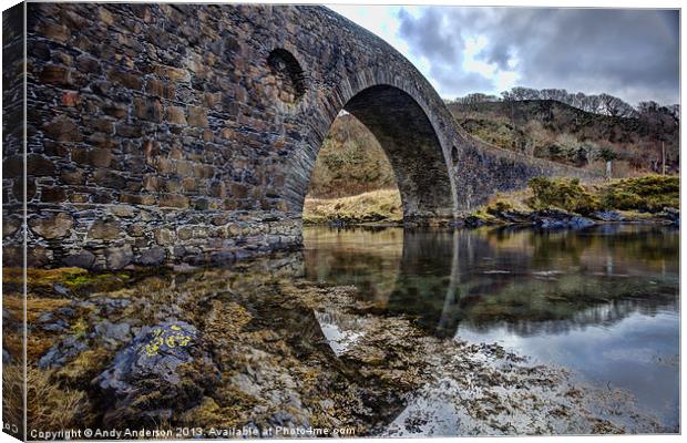 Bridge over the Atlantic Canvas Print by Andy Anderson