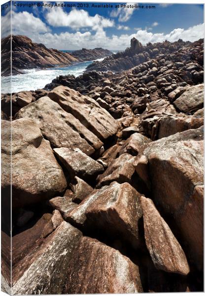 Rugged Earth Canvas Print by Andy Anderson