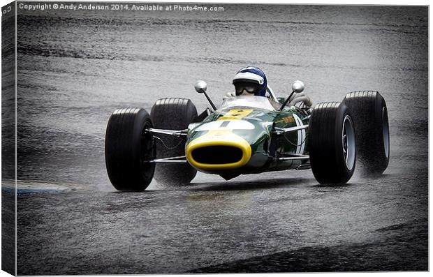 Team Lotus  Canvas Print by Andy Anderson