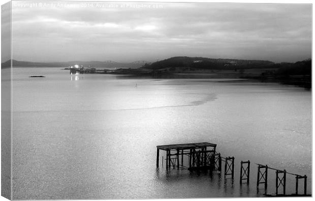  Dusk on the River Forth Canvas Print by Andy Anderson
