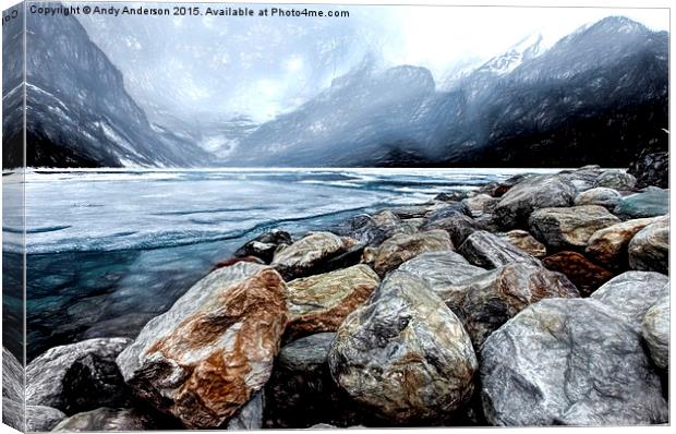 Lake Louise Alberta Canada Canvas Print by Andy Anderson
