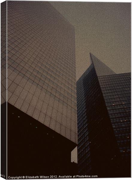 New York Skyscrapers #1 Canvas Print by Elizabeth Wilson-Stephen