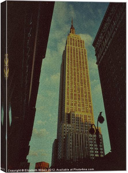 Empire State Building Canvas Print by Elizabeth Wilson-Stephen