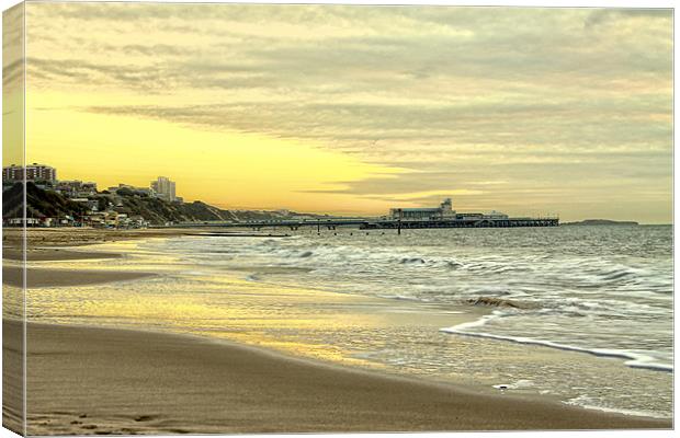 Bournemouth Pier Sunrise Canvas Print by Jennie Franklin