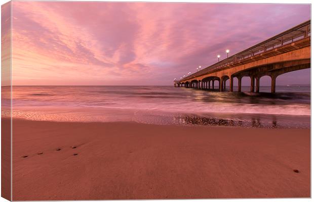 Pink Sunrise Canvas Print by Jennie Franklin