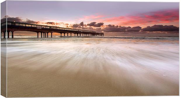  Other side of the pier Canvas Print by Jennie Franklin