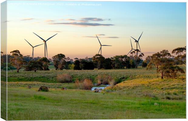 Golden Hour on towers Canvas Print by Kristina Kitchingman