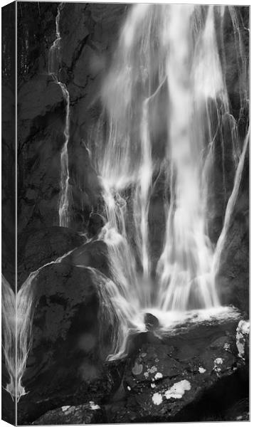 Falling Water Canvas Print by Brian Sharland