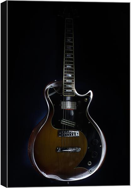 Gibson Marauder Electric Guitar Canvas Print by Canvas Landscape Peter O'Connor