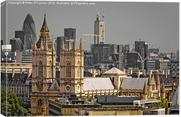 London Skyline Canvas Print by Canvas Landscape Peter O'Connor