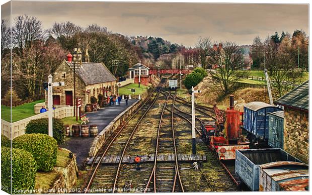 Beamish Railway Canvas Print by Liam Ellis