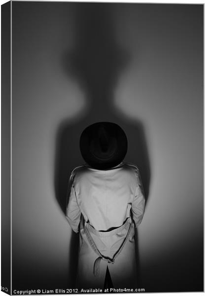 The shadow man Canvas Print by Liam Ellis
