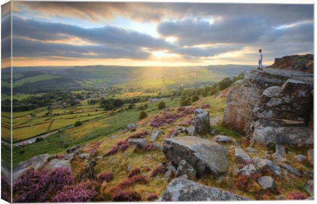 Curbar Edge 23.0 Canvas Print by Yhun Suarez