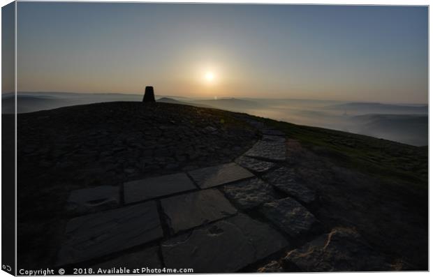 Mam Tor 4.0 Canvas Print by Yhun Suarez