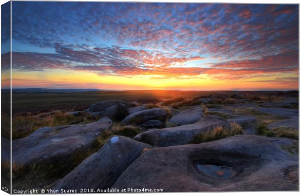 Stanage Edge 8.0 Canvas Print by Yhun Suarez