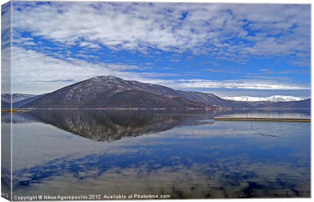 Reflected sky 5 Canvas Print by Alfani Photography