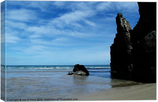 Secret Hidden Glorious Beach Lewis. Canvas Print by Jon O'Hara