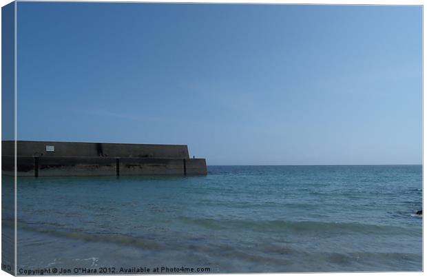 BEAUTIFUL BAYBLE BEACH 1 Canvas Print by Jon O'Hara