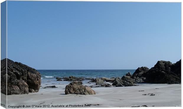 BEAUTIFUL BAYBLE BEACH 5 Canvas Print by Jon O'Hara