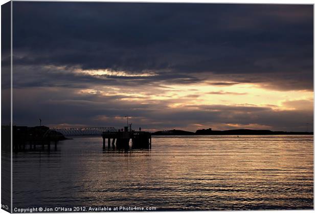 STORNOWAY AREA TRANQUILITY 8 Canvas Print by Jon O'Hara