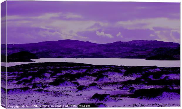 HEBRIDES CENTRAL HEARTLAND OF LEWIS 4 Canvas Print by Jon O'Hara