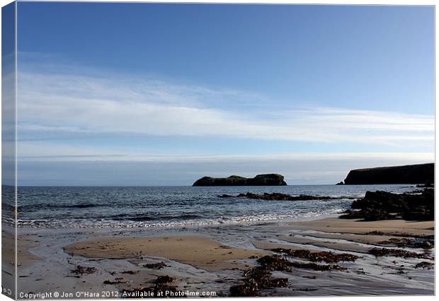 HEBRIDES BEAUTIFUL BAYBLE BEACH OF LEWIS 5 Canvas Print by Jon O'Hara