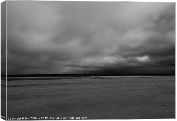 HEBRIDES  GARRY BEACH NORTH TOLSTA 22 Canvas Print by Jon O'Hara