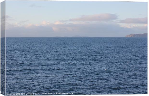 HEBRIDES VIEWS FROM THE MINCH 7 Canvas Print by Jon O'Hara