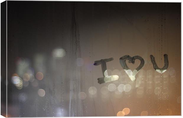 I LOVE YOU Canvas Print by Gsus Lopez