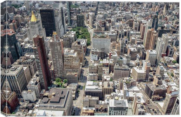 View from the Empire State Building Canvas Print by Alan Matkin