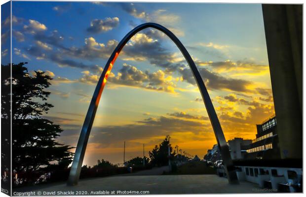 Memorial Arch Canvas Print by David Shackle