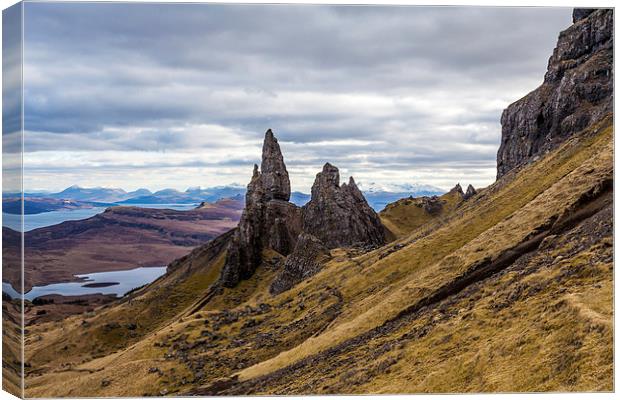 The Old Man of Storr Canvas Print by Gary Finnigan