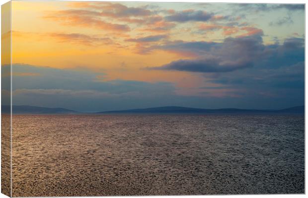 Orkney Sunset Canvas Print by Gary Finnigan