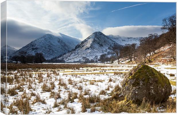 Bull Crag and The Stangs Canvas Print by Gary Finnigan