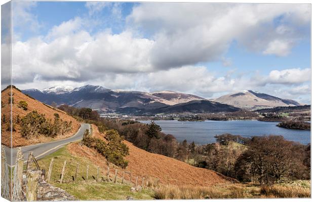 Blencathra and Skiddaw Canvas Print by Gary Finnigan