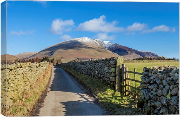 Blencathra Canvas Print by Gary Finnigan