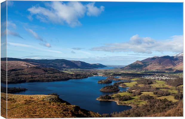 Derwent water Canvas Print by Gary Finnigan