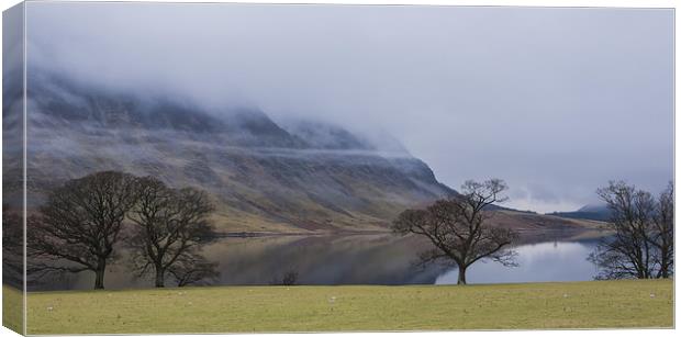 Misty Slopes Canvas Print by Gary Finnigan