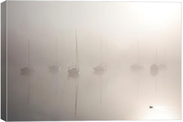 From out of the fog... Canvas Print by Gary Finnigan