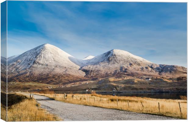 On the Road to Elgol Canvas Print by Gary Finnigan