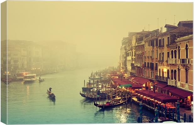 Grand Canal, Venice - Italy Canvas Print by Roland Nagy