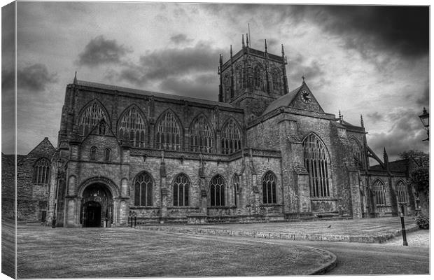 Sherborne Abbey Canvas Print by Dave Reed
