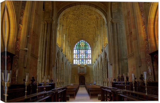 Abbey Entrance Canvas Print by Dave Reed