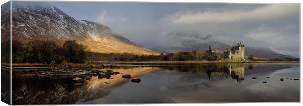  Kilchurn Castle Canvas Print by Mike Dow
