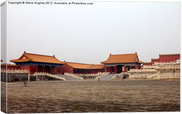 The Forbidden City Beijing China Canvas Print by Steve Hughes