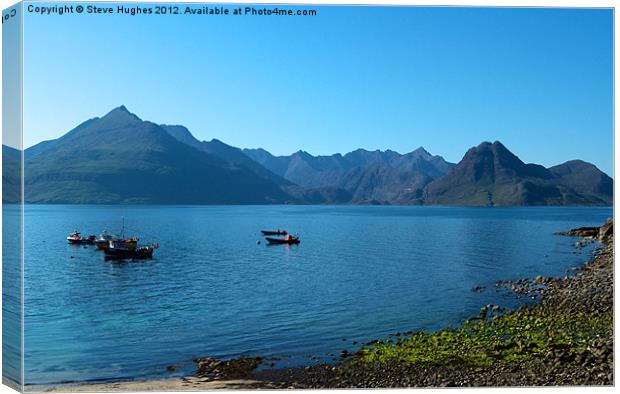 Cuillin Hills Isle of Skye Canvas Print by Steve Hughes