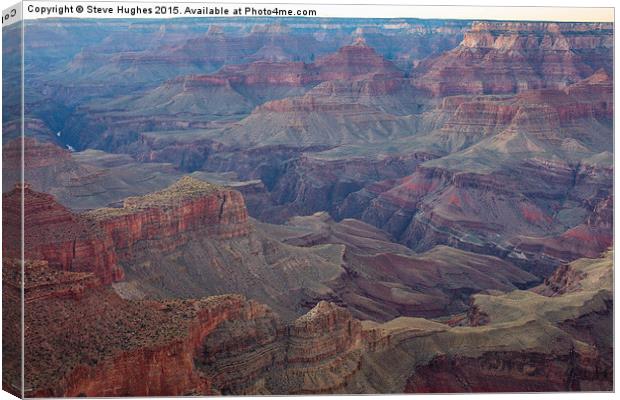 Colorado river at Grand Canyon Canvas Print by Steve Hughes