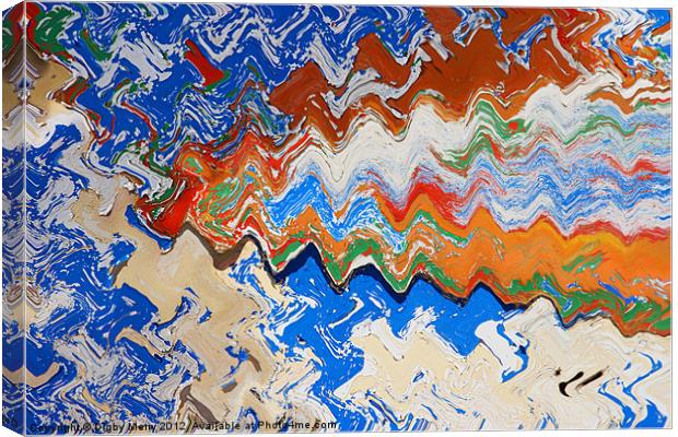 Flaking paint Canvas Print by Digby Merry